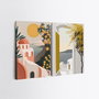 Wallity Cuadros Decorativos sobre Lienzo de 50 x 70 cm (2 Piezas)